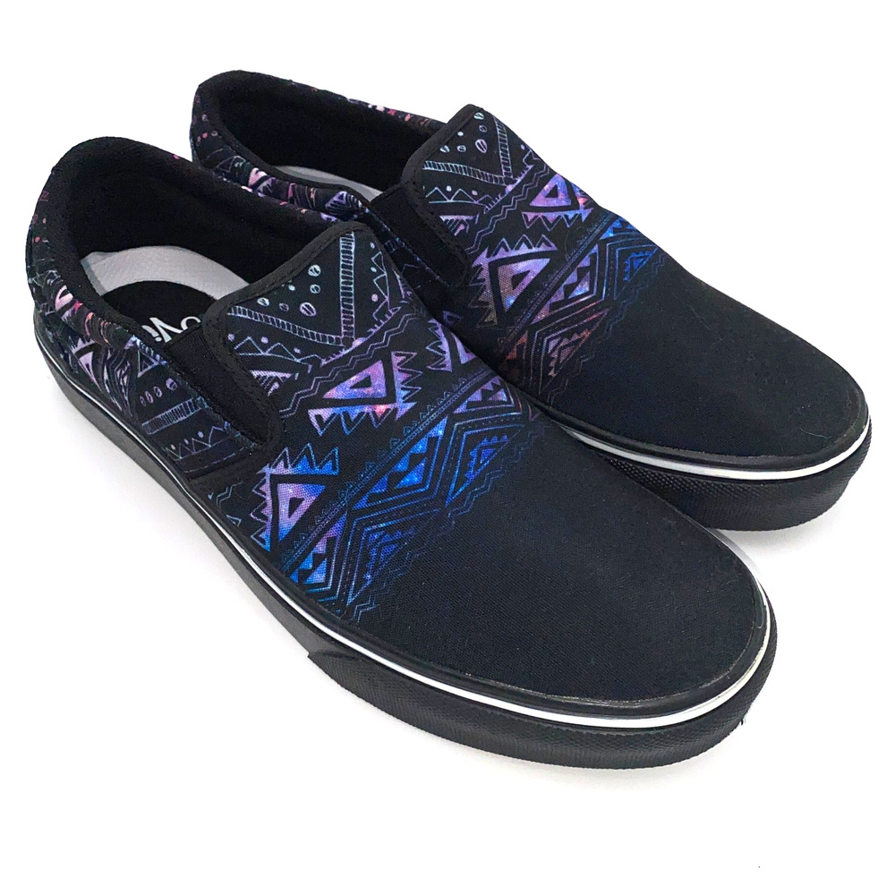 Yes We Vibe Shoes Womens Size 7M Multicolor Slip On Casuals
